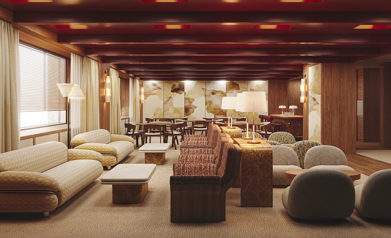 Render realias comedor hotel de lujo