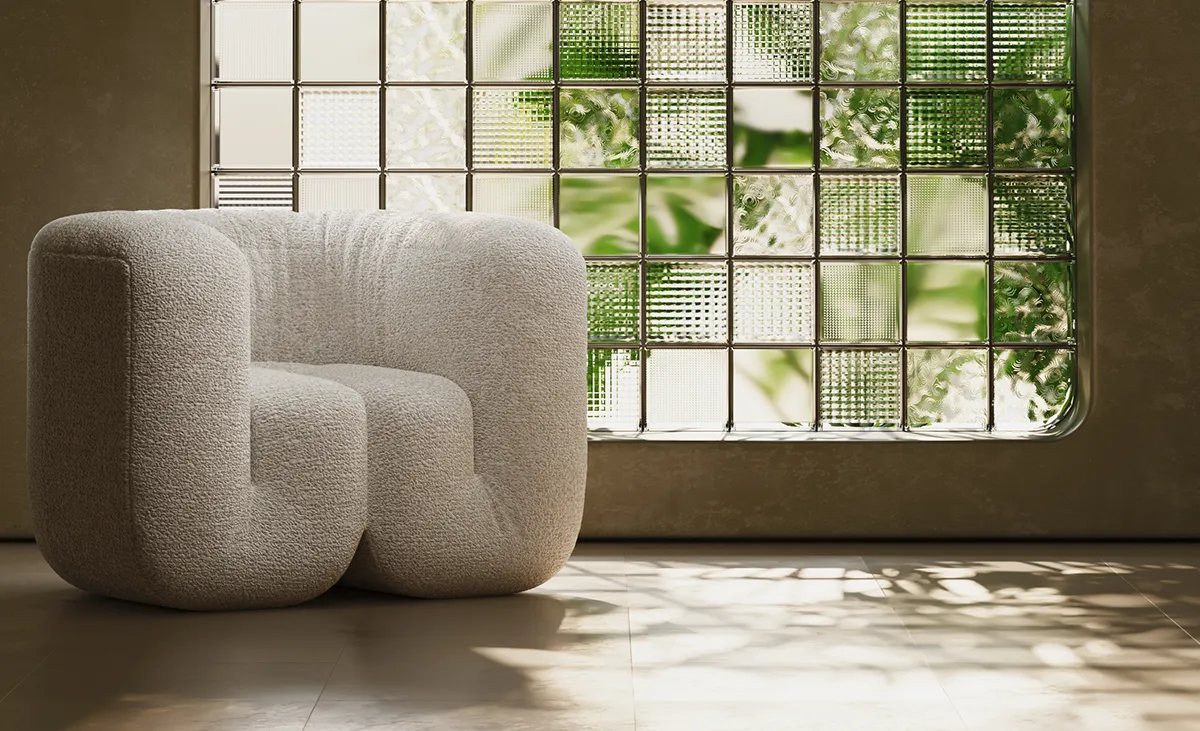 sofa blanco